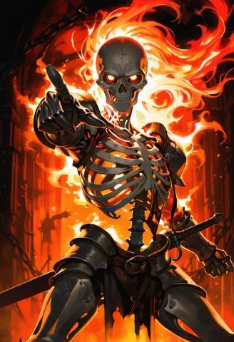 Embeddinglazypos, Skeleton Knight, Looking At Viewer, Dynami... — Stable Diffusion AI Prompt: embedding:lazypos, skeleton knight, looking at viewer, dynamic pose, dutch pose,...