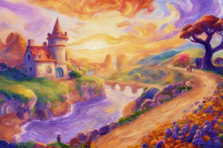 A Vast Scene Of Dream Weavers From Spyro In The Style Of Ren...