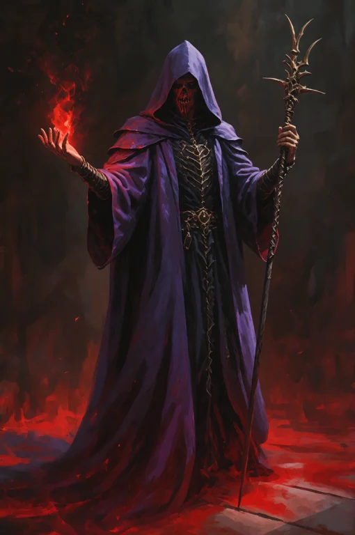 Darkfantasy, Digital Painting, Blood Mage, Dark, Richly Colo...