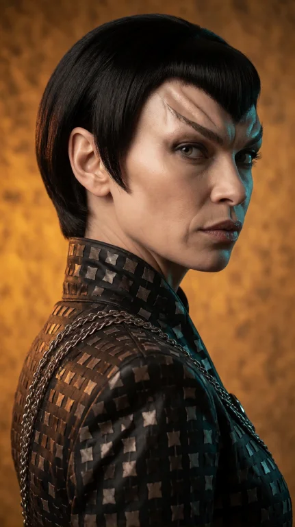 Rmlnfml Alien Woman, Close-up Portrait, Side Profile, Head T...