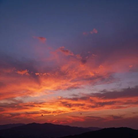 The Thin, Golden-red Clouds Gradually Take On A Deeper Hue.... — Stable Diffusion AI Prompt: The thin, golden-red clouds gradually take on a deeper hue. Watching as they fol...