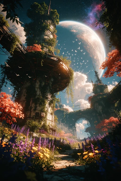 Ta86inkriot, Thin Black Outlines, A Breathtaking Solarpunk L...