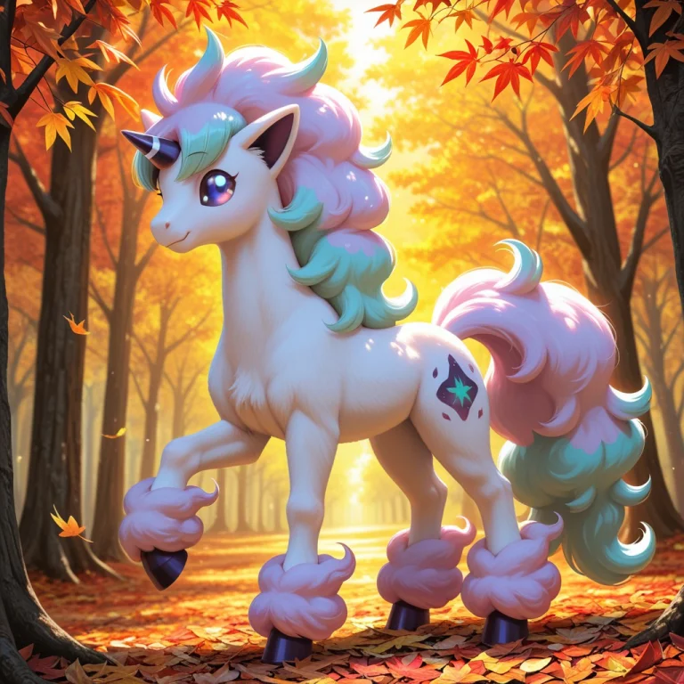 Masterpiece, Best Quality, Ultra Detailed, Solo Galarian Pon...