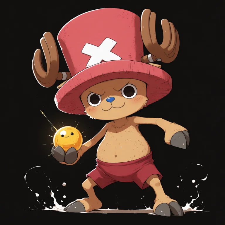 Df5tyle, Tony Tony Chopper From One Piece In A Fighting Stan...