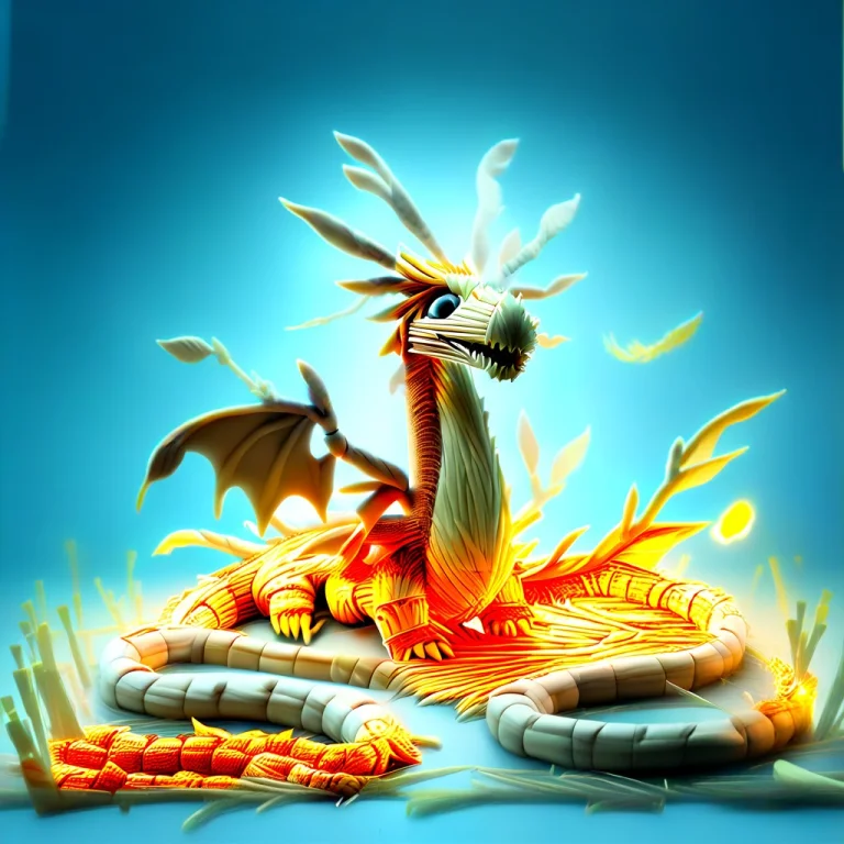 Masterpiece, Best Quality, Dragon, Yellow Theme, Tiny Little...