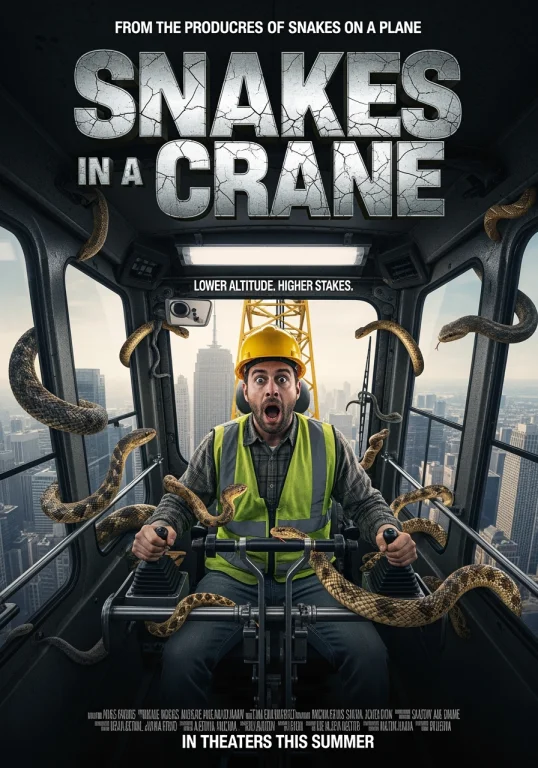 A Photorealistic, Cinematic Movie Poster For A Fictional Thr...