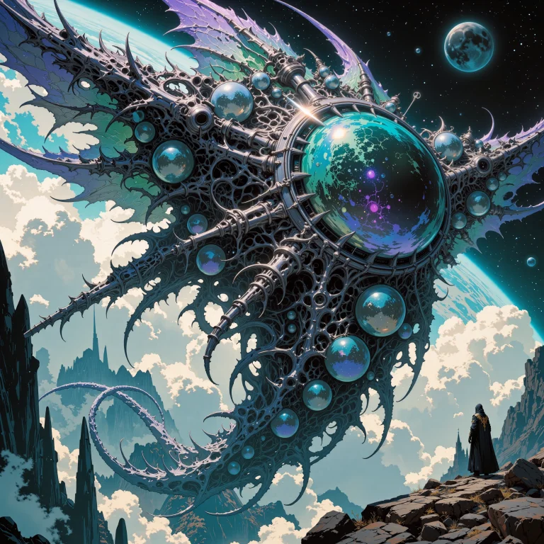 Surreal And Outlandish Scenery On A Distant World, Famous Ar...
