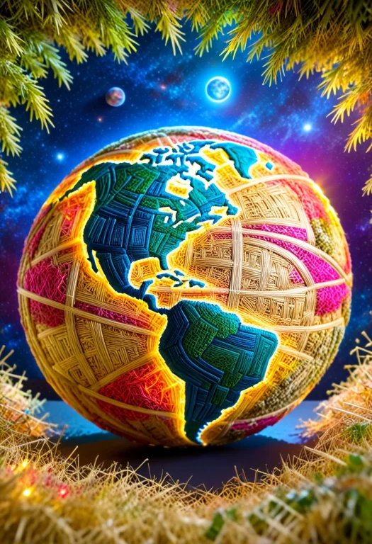 Earth, Planet, Hay Planet, Earth Made Of Straw And Hay, Colo...