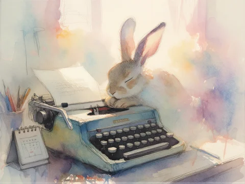 A Tight, Fill-the-frame Composition Focusing On A Rabbit Sle... — Stable Diffusion AI Prompt: A tight, fill-the-frame composition focusing on a rabbit sleeping with its front...