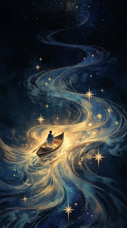 Njsw33t,zidiusart, A Surreal Cosmic Fantasy Scene Depicting...