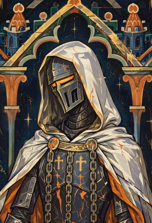 Masterpiece, Best Quality, Detailed Armor1.2, Hooded Figure1...