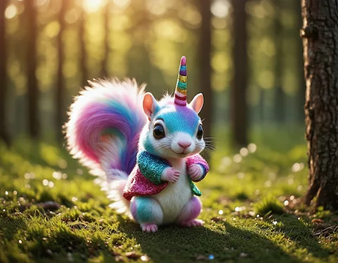 In The Enchanted Realm Of Verdant Valley, Where Whimsy Reign... — Stable Diffusion AI Prompt: In the enchanted realm of Verdant Valley, where whimsy reigns supreme, roams the...