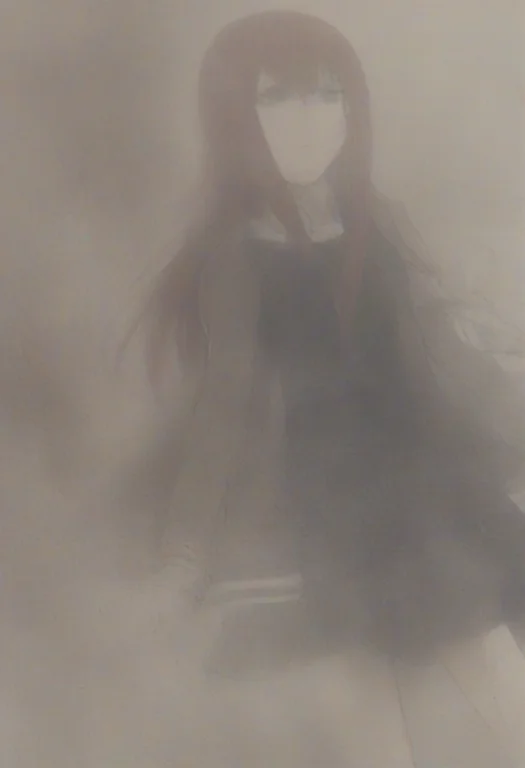 1girl, Solo, Makise Kurisu, Long Hair,red Hair,blue Eyes,,,,...