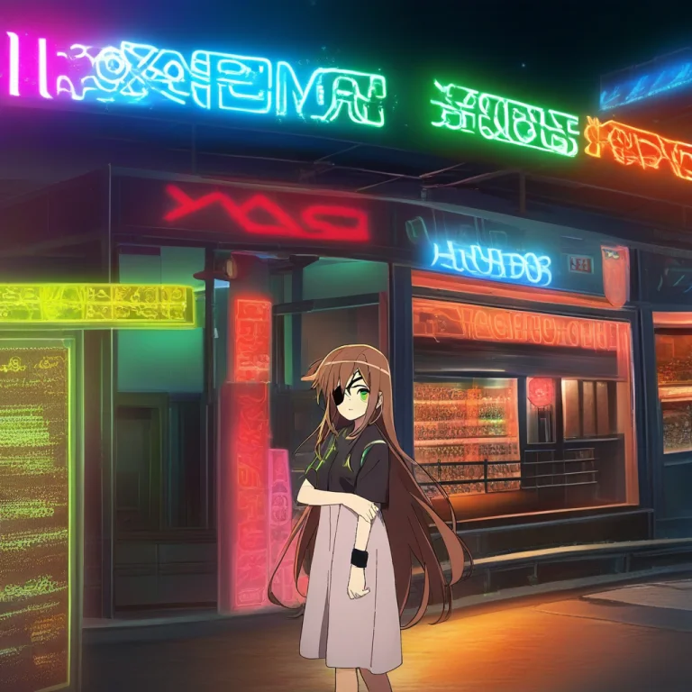 1girl, Solo, Very Long Hair, Brown Hair, Green Eyes, Wristba...