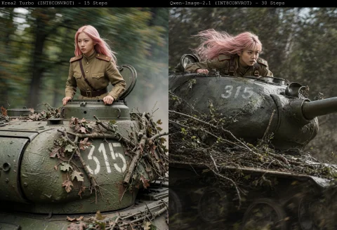 Subject Photorealistic Close-up Side-view Of A Soviet T-34-8... — Stable Diffusion AI Prompt: Subject: photorealistic close-up side-view of a Soviet T-34-85 tank turret with...