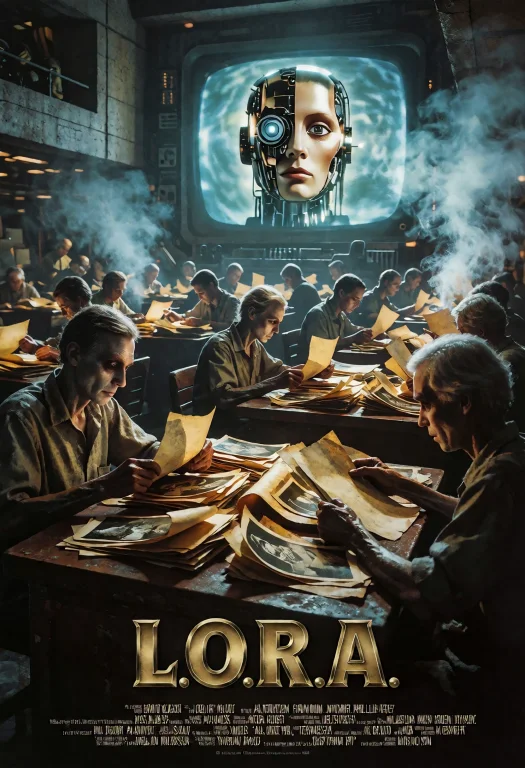 80sm0v13p0st3r,a Faded, Vintage Movie Poster For A 1980s Dys...