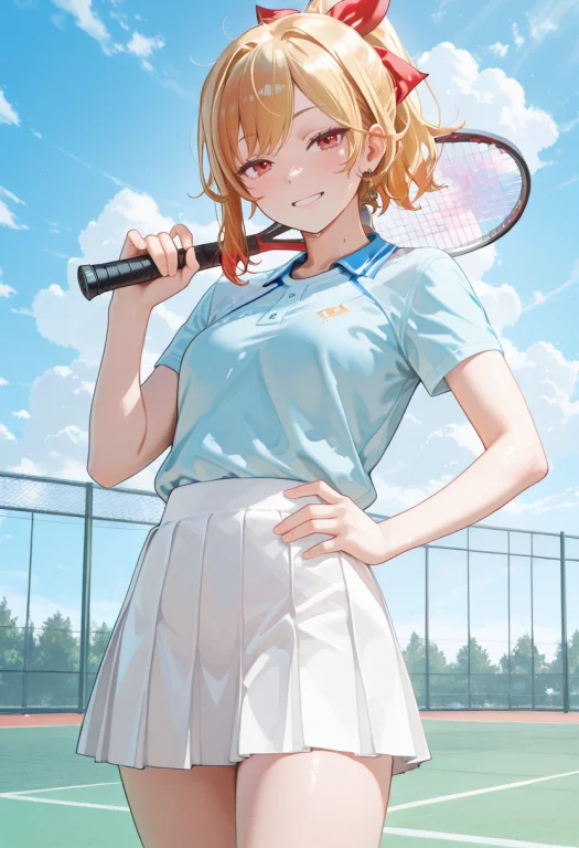 1girl, Solo, Lazypos, Anime-style Digital Drawing, Soft Past...