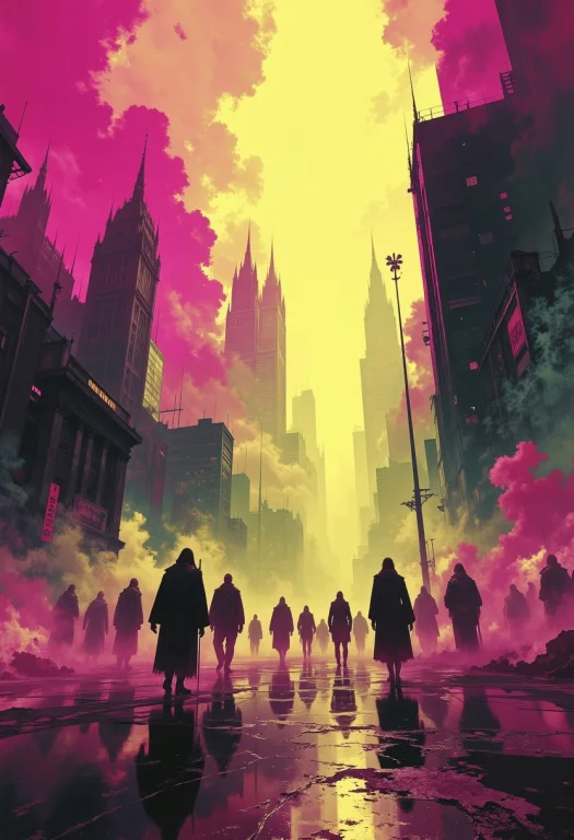 A Hauntingly Atmospheric Digital Painting Of An Urban Void,...