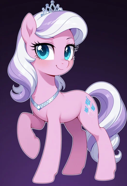 Diamond Tiara My Little Pony, Pink Feral Earth Pony, Quadrup...
