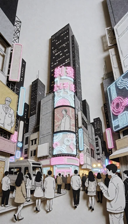 Paper Cutout A Layered, Tactile Illustration Style Built On...