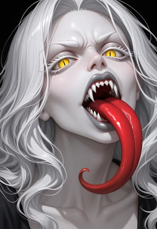 Both Eyes Frowned Brows, Fierce Intense Gaze, Sharp Eyes, Wh...