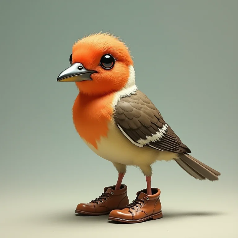 A Bird With Shoes
