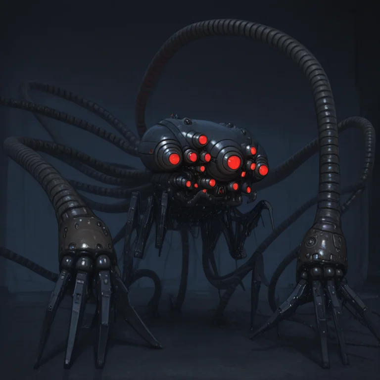 Matrsent,robot,tentacles, Arielp, Digital Painting Artwork,s...