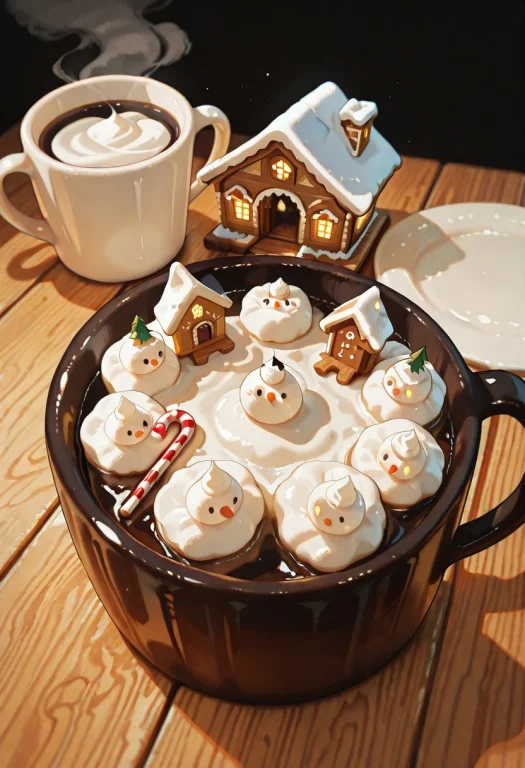 Show The Side Of The Mug As Well As The Top. A Whimsical Ill...