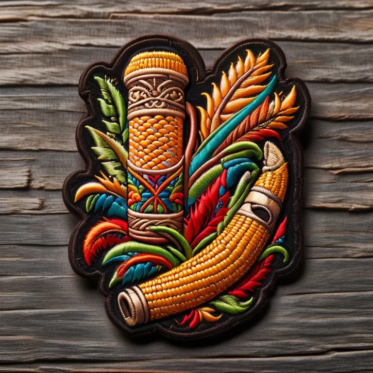 Corncob Pipe, Ral-embroideredpatch