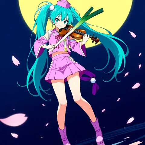 Senbonzakura Anime, Senbonzakura Vocaloid, Masterpiece, Very... — Stable Diffusion AI Prompt: senbonzakura (anime), senbonzakura (vocaloid), masterpiece, very aesthetic, best...