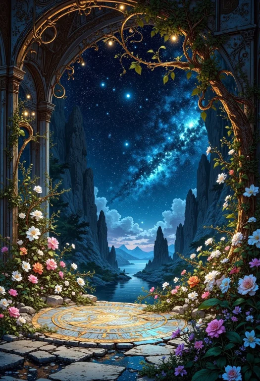 The Voidspire Conservatory Of Broken Time Suspended Over An...