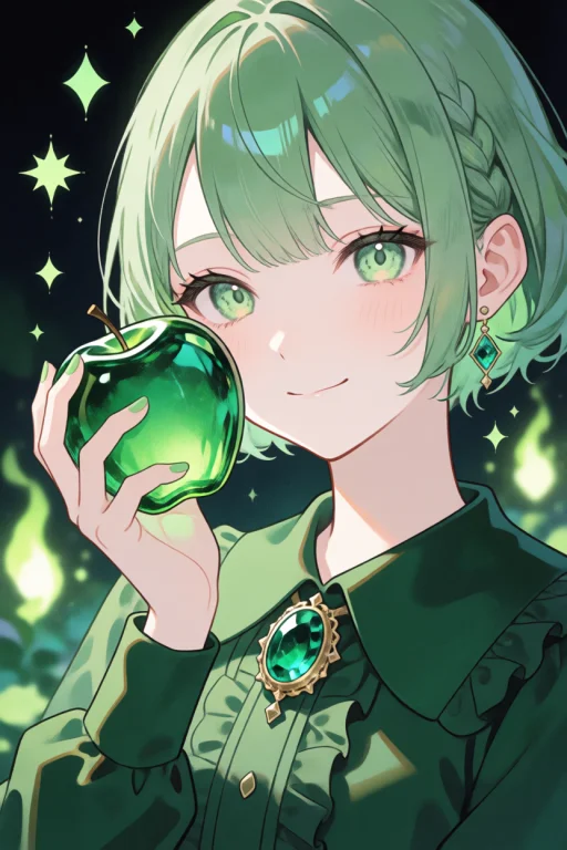 A Delicate Anime-style Digital Illustration, Resembling A Li...
