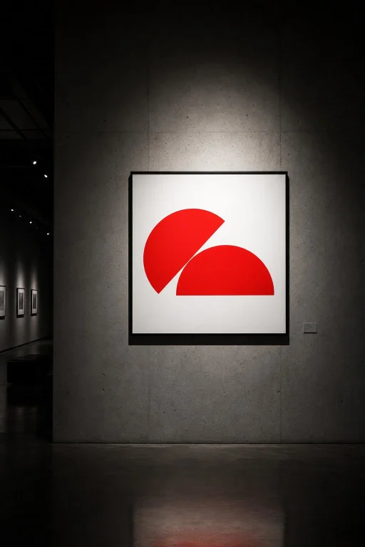 A High-quality Architectural Photograph Of A High-end Art Ga...