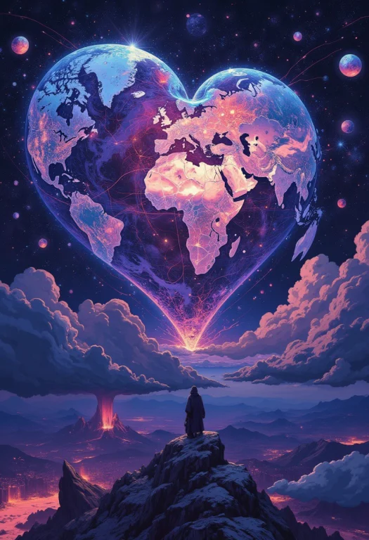 View Of The World From The Universe, The World Is Shaped Lik...