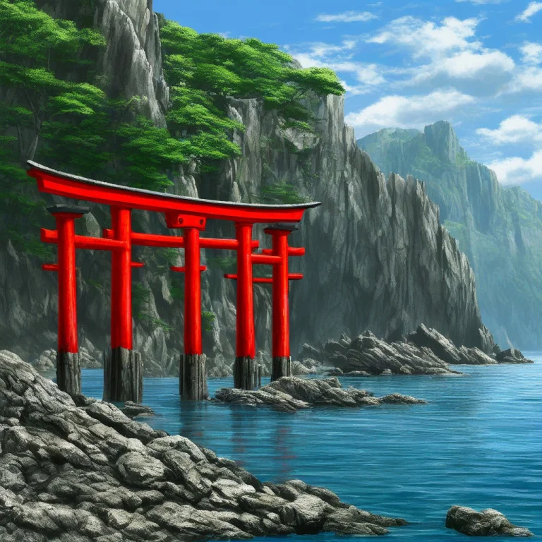 Strfigstyl3 Digital Painting Of A Serene Japanese Landscape...