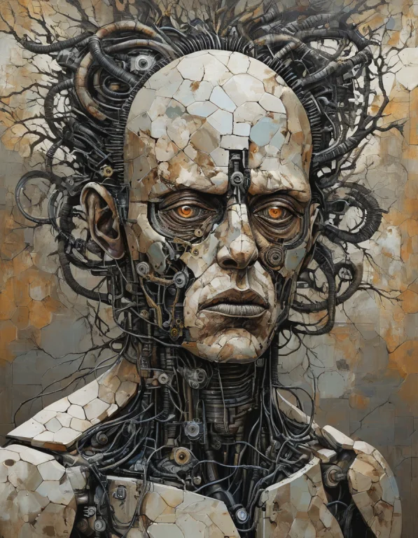 An Artwork Done In The Style Of Artist Patrick Seymour1.4, A...