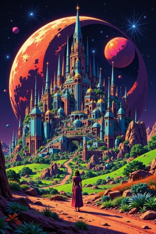 Mars City Beautiful Landscape, Noon, Woman, Very Intricate,... — Stable Diffusion AI Prompt: mars city beautiful landscape, noon, woman, very intricate, very detailed, sharp...