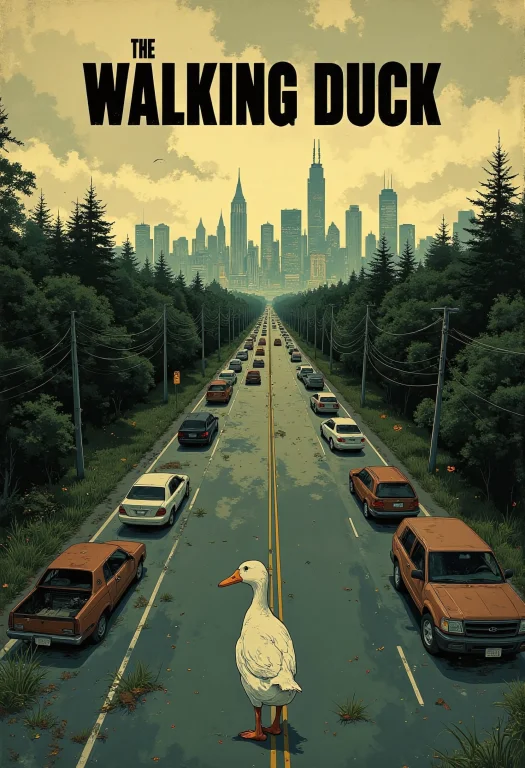 An Artwork Inspired By The Iconic Cover Art Of Amcs The Walk...