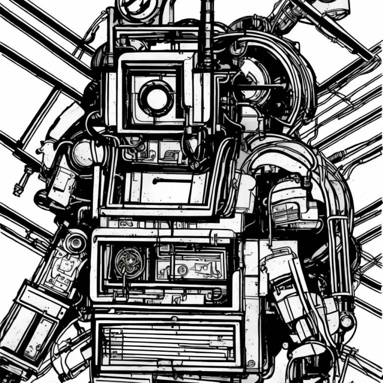 Black And White, Photorealistic Intricately Detailed Comic B...