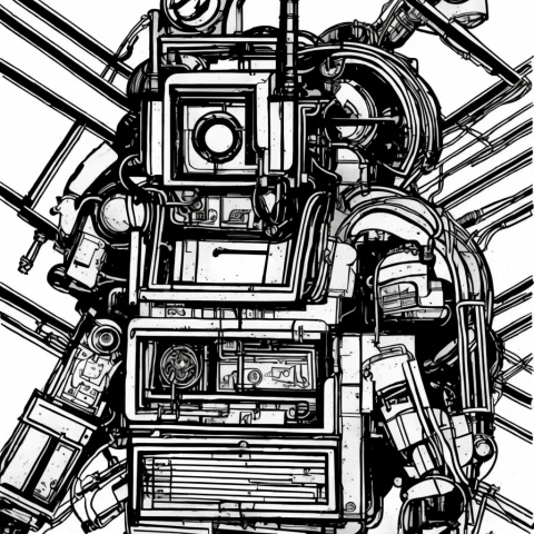 Black And White, Photorealistic Intricately Detailed Comic B... — Stable Diffusion AI Prompt: black and white, photorealistic intricately detailed comic book art by award win...