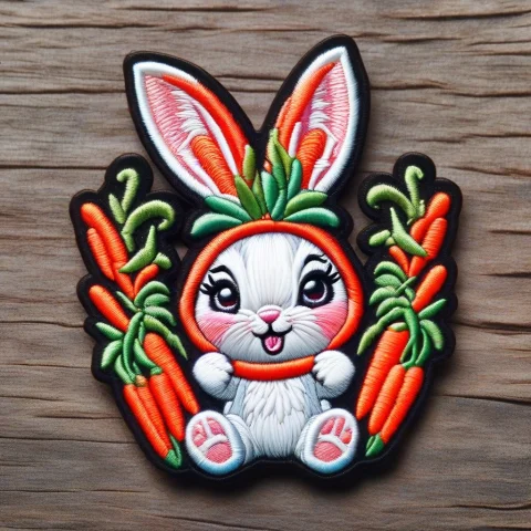 Cartoon, Rabbit, Bunny, Bunny With Carrot, Carrot, Hokding,... — SDXL AI Prompt: Cartoon, rabbit, bunny, bunny with carrot, carrot, hokding, happy, kawaii, emoji...