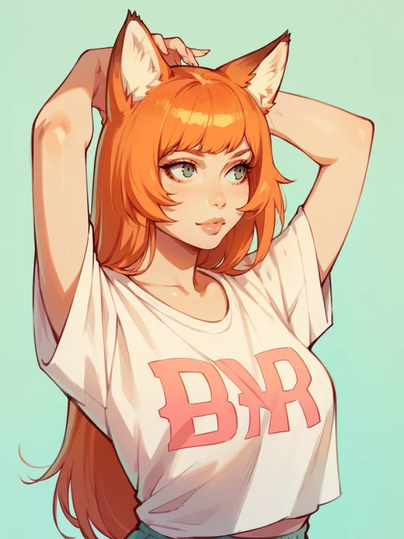 Score9, Score8up, Score7up, Score6up, 1girl, Curvy, T-shirt,...