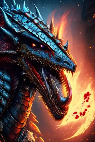 Dreamlikeart Portrait Of Hulking Dragon Humanoid Iridescent... — Stable Diffusion AI Prompt: dreamlikeart portrait of hulking dragon humanoid iridescent scaly dragon humanoi...