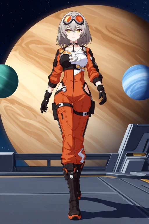 Woman Trailblazerhonkaistarrail, Honkaiseries, 1girl, Greyha...