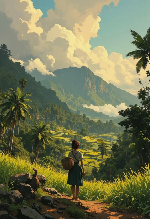 Breathtaking Beauty Of Bali, Scenic Bali Jungle Landscape, R...