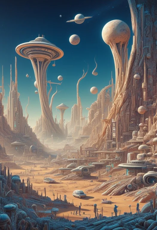 Futuristic, Technological, Alien Worlds, Space Themes, Advan...