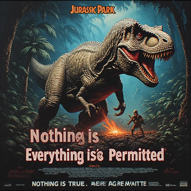 Masters Media, De-slogan Slaughter0.0 A Poster For Jurassic...
