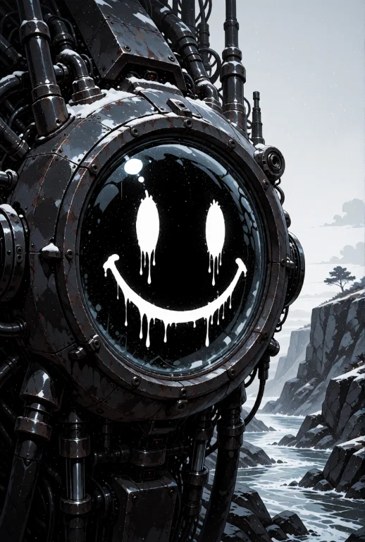 A Massive, Industrial Sci-fi Mechanical Structure Made Of Da...