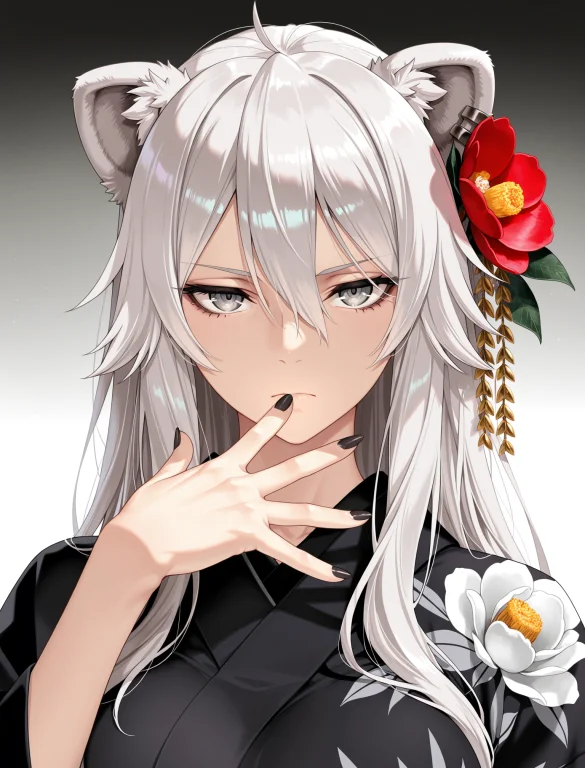 Aged Up2.0, 1girl,shishiro Botan, Animal Ears,lion Ears, Han...