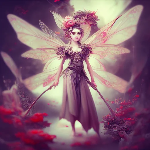 Gigafractal Artstyle1.0, Very Beautiful Attractive Faerie Gi...